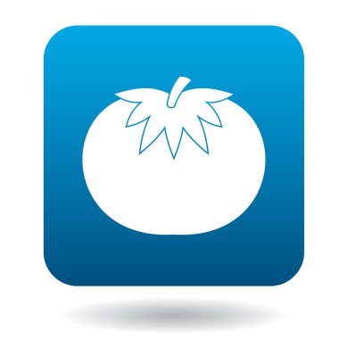 Düz stil simgesinde domates