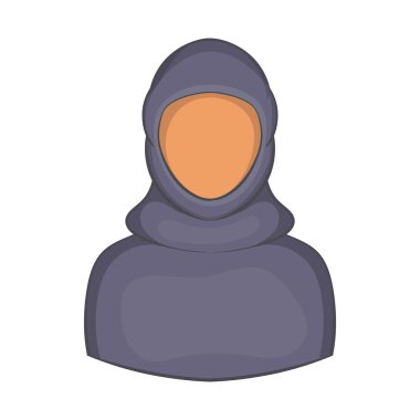 Kadın Arap simgesi, karikatür tarzı