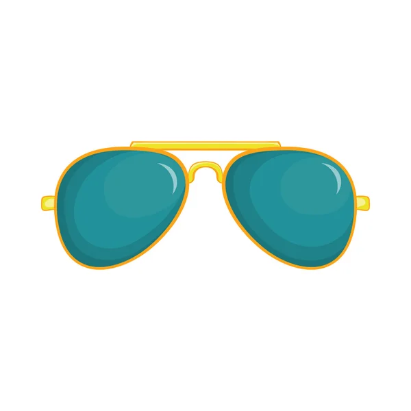 Icono de gafas, estilo dibujos animados — Vector de stock