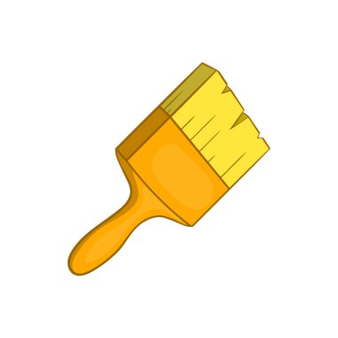 Boya fırça simgesini, karikatür tarzı