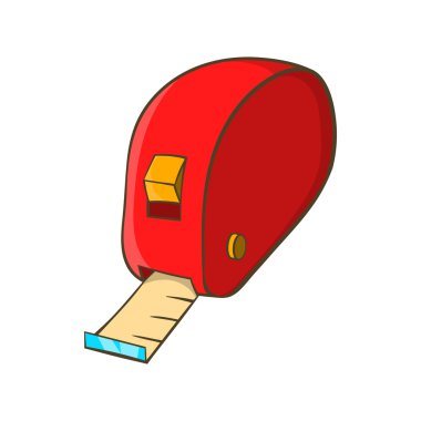 Teyp simgesi ölçme, karikatür tarzı