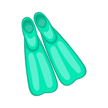 Palet için dalış simgesi, karikatür tarzı