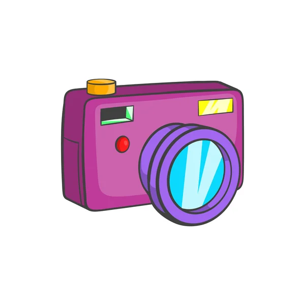 Camera-icoontje, cartoon stijl — Stockvector