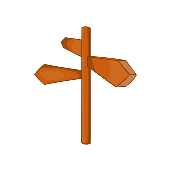 Icono de señal de tráfico, estilo de dibujos animados — Vector de stock