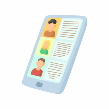 Bkz: tablet simgesine devam, çizgi film tarzı