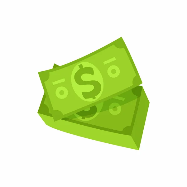 Money icon, cartoon style — Stock Vector