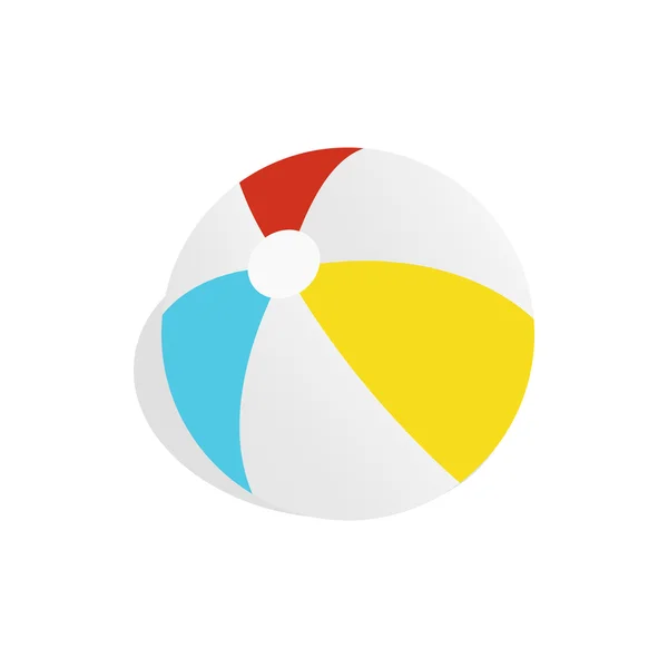 カラフルなボールのアイコン、等角投影の 3d スタイル — ストックベクタ
