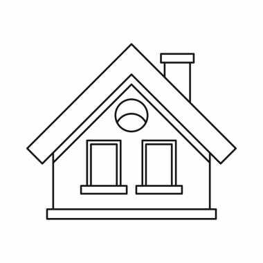 Küçük yazlık simgesi, anahat stili