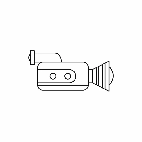 Відеокамера з піктограмою відеокасети — стоковий вектор