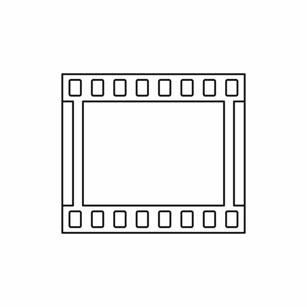 Film strip pictogram in kaderstijl — Stockvector