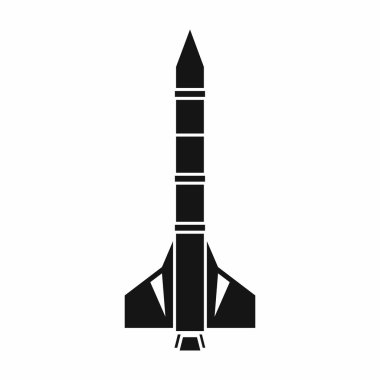 Atomik roket simgesi, basit tarzı