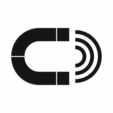 Mıknatıs simgesini, basit tarzı