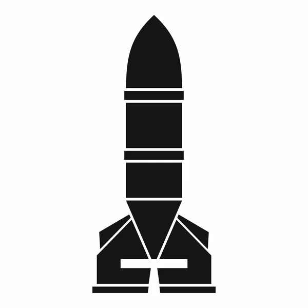 Icono de cohete, estilo simple — Vector de stock