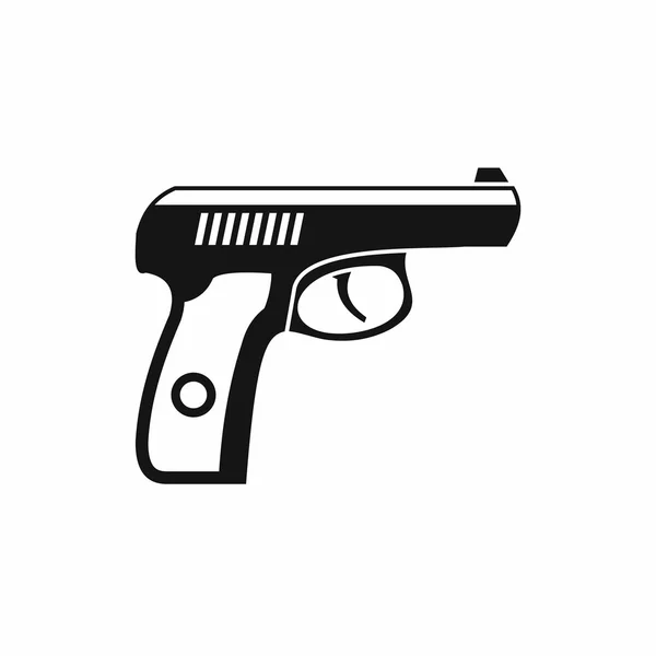 Icono de pistola, estilo simple — Vector de stock