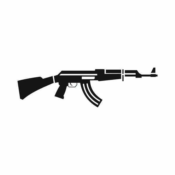 Icono de rifle militar, estilo simple — Archivo Imágenes Vectoriales