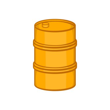 Turuncu varil simgesi, karikatür tarzı