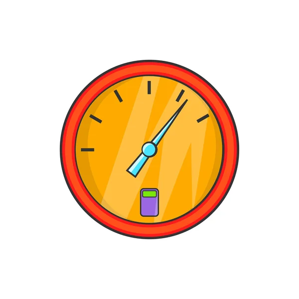 Indicator fuel device icon, cartoon style — Stock Vector
