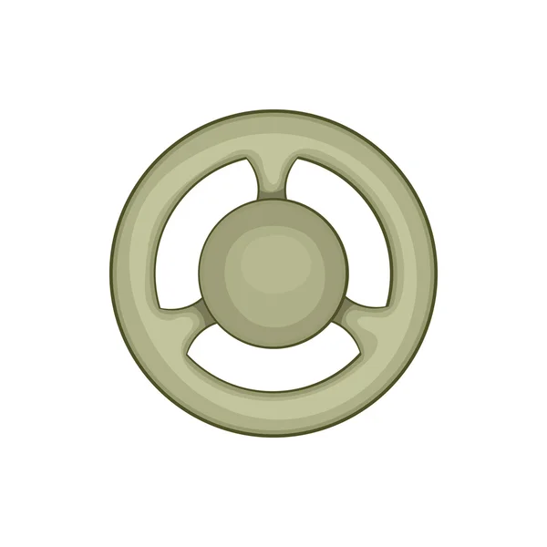 Reering wheel icon in cartoon style — стоковый вектор