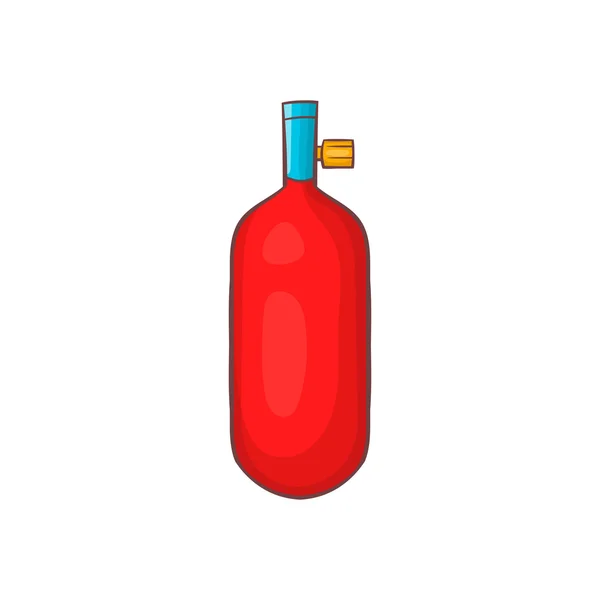 Gas mano granata icona, stile cartone animato — Vettoriale Stock