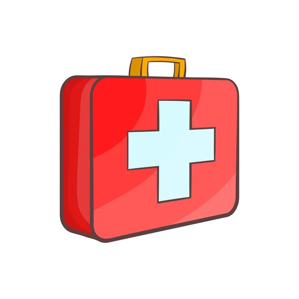 Medicine chest icon, cartoon style — Stock Vector