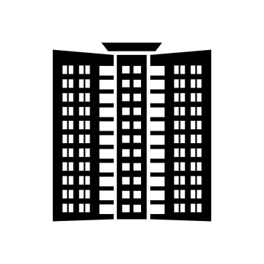 Ofis Binası simgesi, basit tarzı