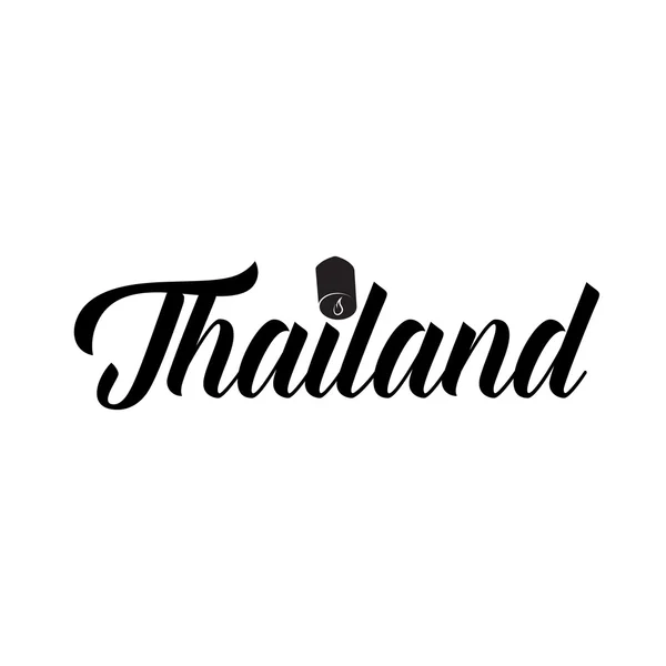 Tajlandia ikonę programu word, prosty styl — Wektor stockowy