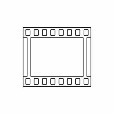 Film kareleri film simgesi, anahat stili ile