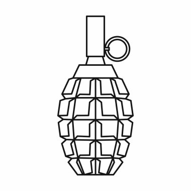 El bombası simgesi, anahat stili