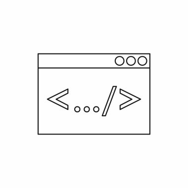 İşareti sol sağ simge tarayıcı penceresiyle