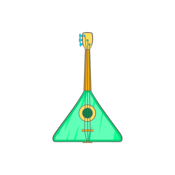 ギターの三角形のアイコン、漫画のスタイル — ストックベクタ