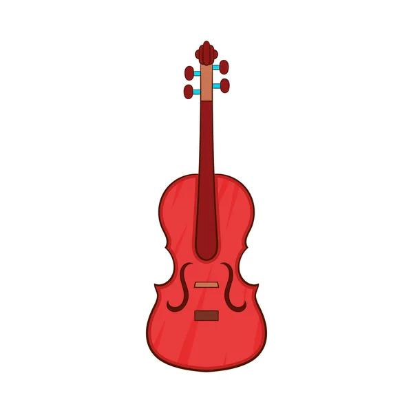 Icono de violonchelo, estilo de dibujos animados — Vector de stock