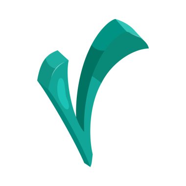 Kene, onay işareti simgesini, karikatür tarzı