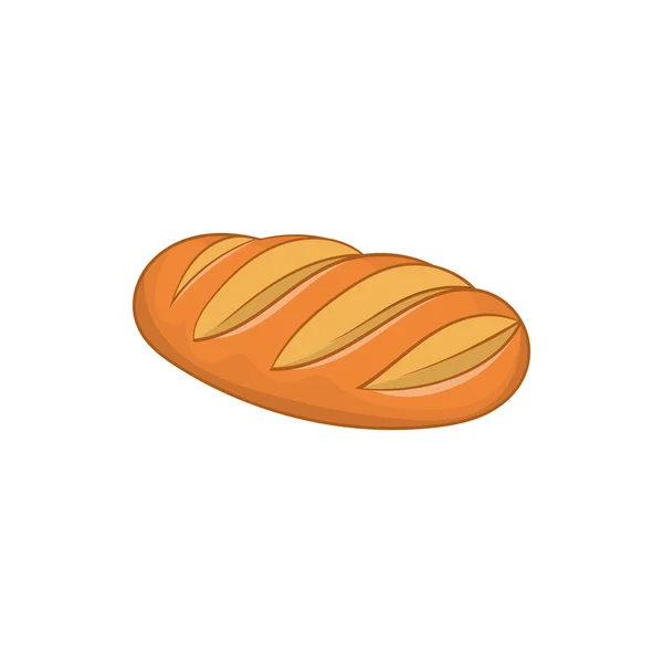 Ikona świeżego chleba, w stylu kreskówki — Wektor stockowy