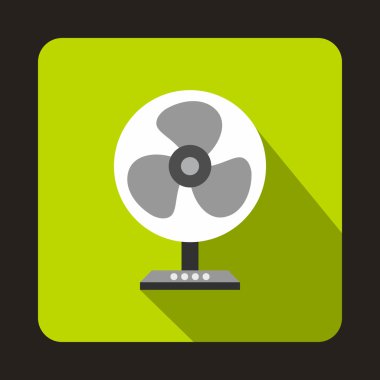 Fan simge, düz stil