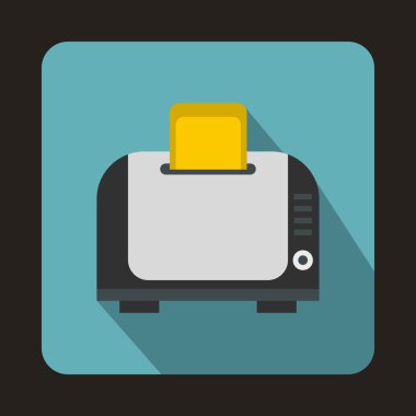 Ekmek kızartma makinesi simgesini, düz stil