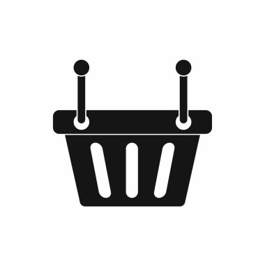 Alışveriş sepeti simgesini, basit tarzı