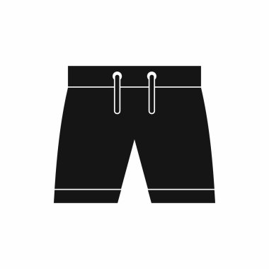 Erkek şort simgesi, basit tarzı