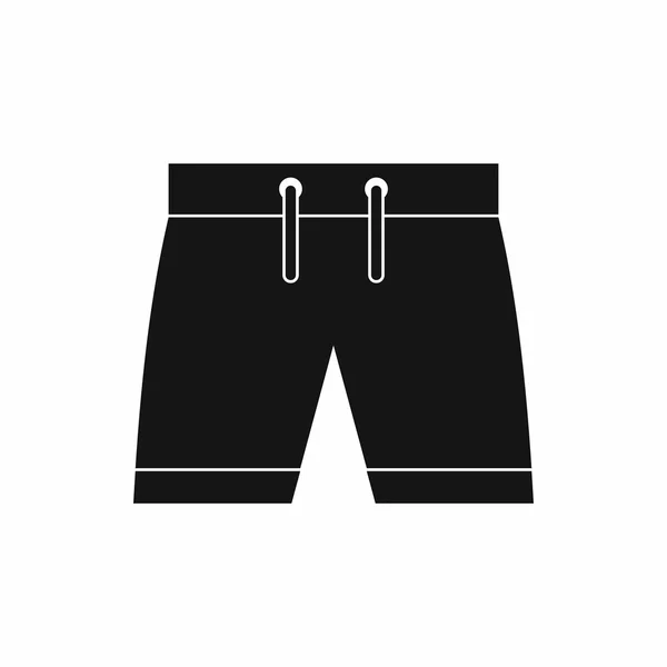 Icona pantaloncini da uomo, stile semplice — Vettoriale Stock