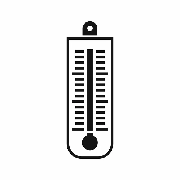 Thermometer-Symbol, einfacher Stil — Stockvektor