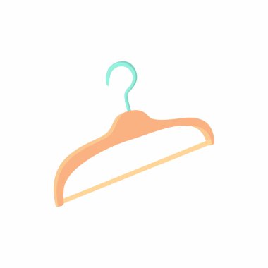 Askı simgesi, çizgi film tarzı