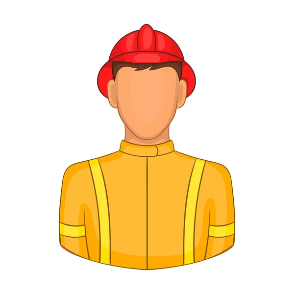 Icono de bomberos en estilo de dibujos animados — Vector de stock