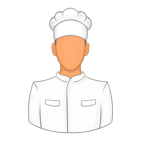 Cuoco icona in stile cartone animato — Vettoriale Stock