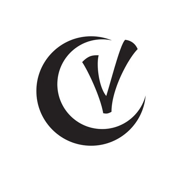 Sakk-matt és félhold ikon, egyszerű stílus — Stock Vector