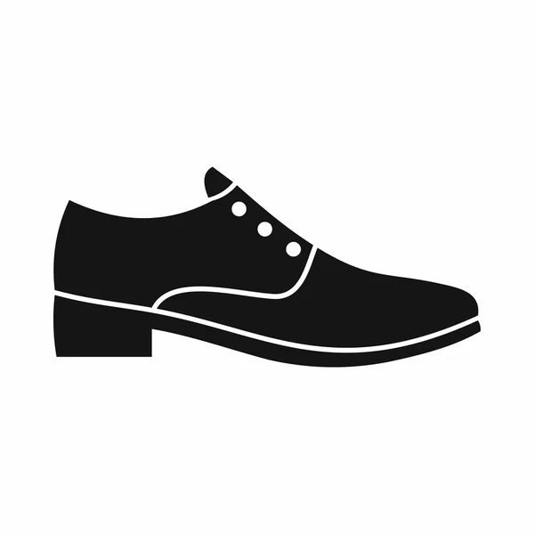 Icône de chaussure homme, style simple — Image vectorielle