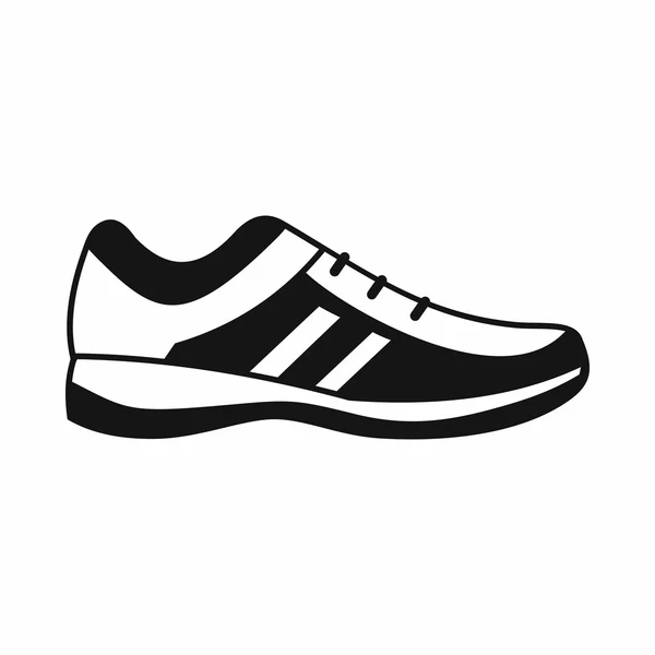 Men sneakers icon, simple style — Stock Vector