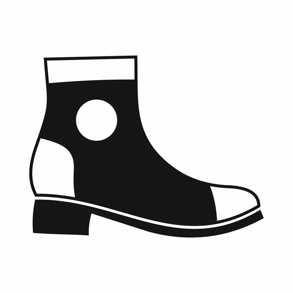 Men boot icon, simple style — Stock Vector