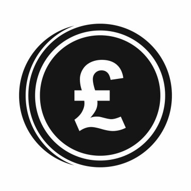 Lirası simgesi, basit tarzı sikkeleri