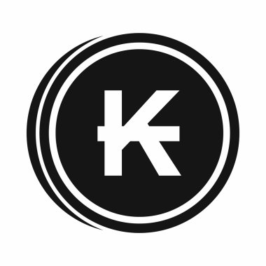 Lao kip simgesi, basit tarzı paralar