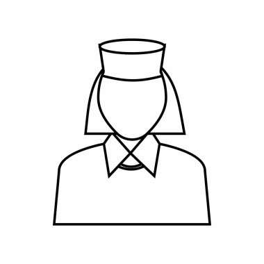 Hemşire simgesi, anahat stili