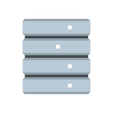 Düz stil veritabanı simgesini